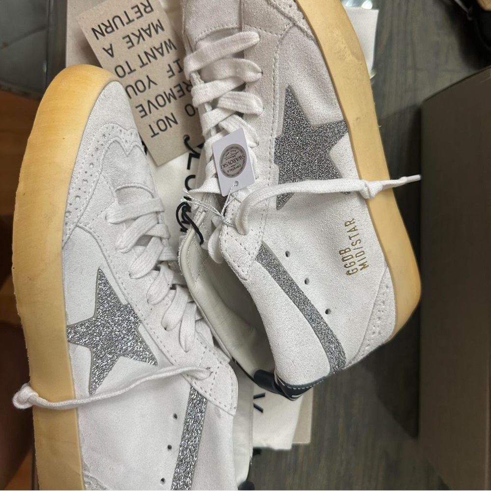 Golden Goose Swarovski crystal Midstars. Brand new with box and dust bag.